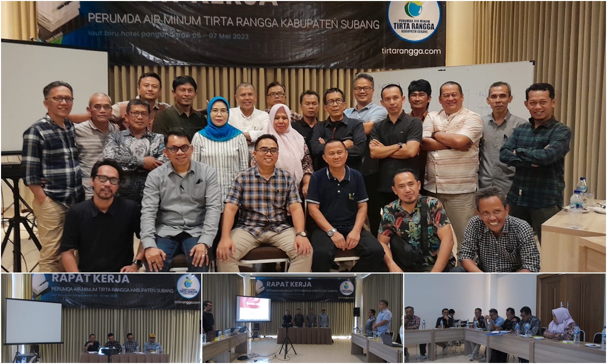 PERUMDA AIR MINUM TIRTA RANGGA KAB. SUBANG MENGADAKAN RAPAT KERJA TAHUN 2023