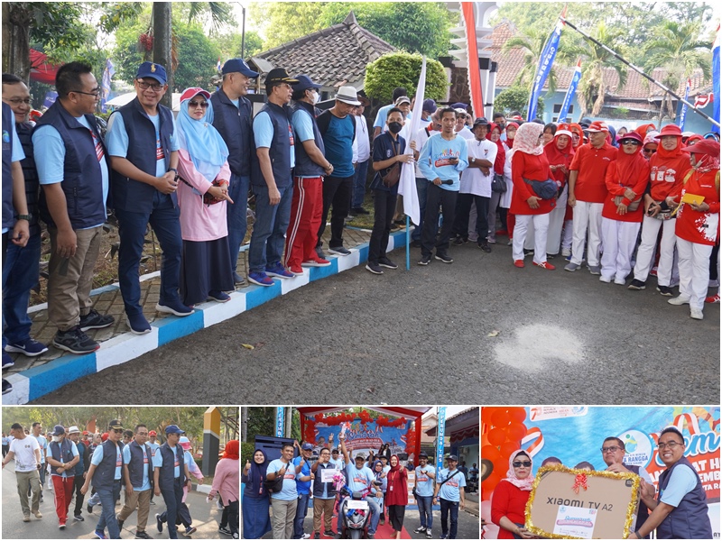 PERUMDA TRS GELAR SEMARAK JALAN SEHAT HUT RI KE-78 DAN SOSIALISASI PEMBAYARAN DIGITAL