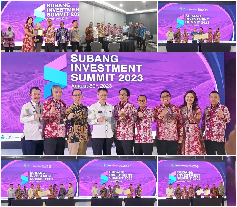 HADIRI SUBANG INVESTMENT SUMMIT 2023, PERUMDA TRS BANTU WUJUDKAN SUBANG RAMAH INVESTASI