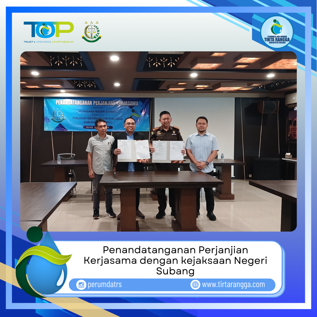 PENANDATANGANAN PERJANJIAN KERJASAMA DENGAN KEJAKSAAN NEGERI SUBANG