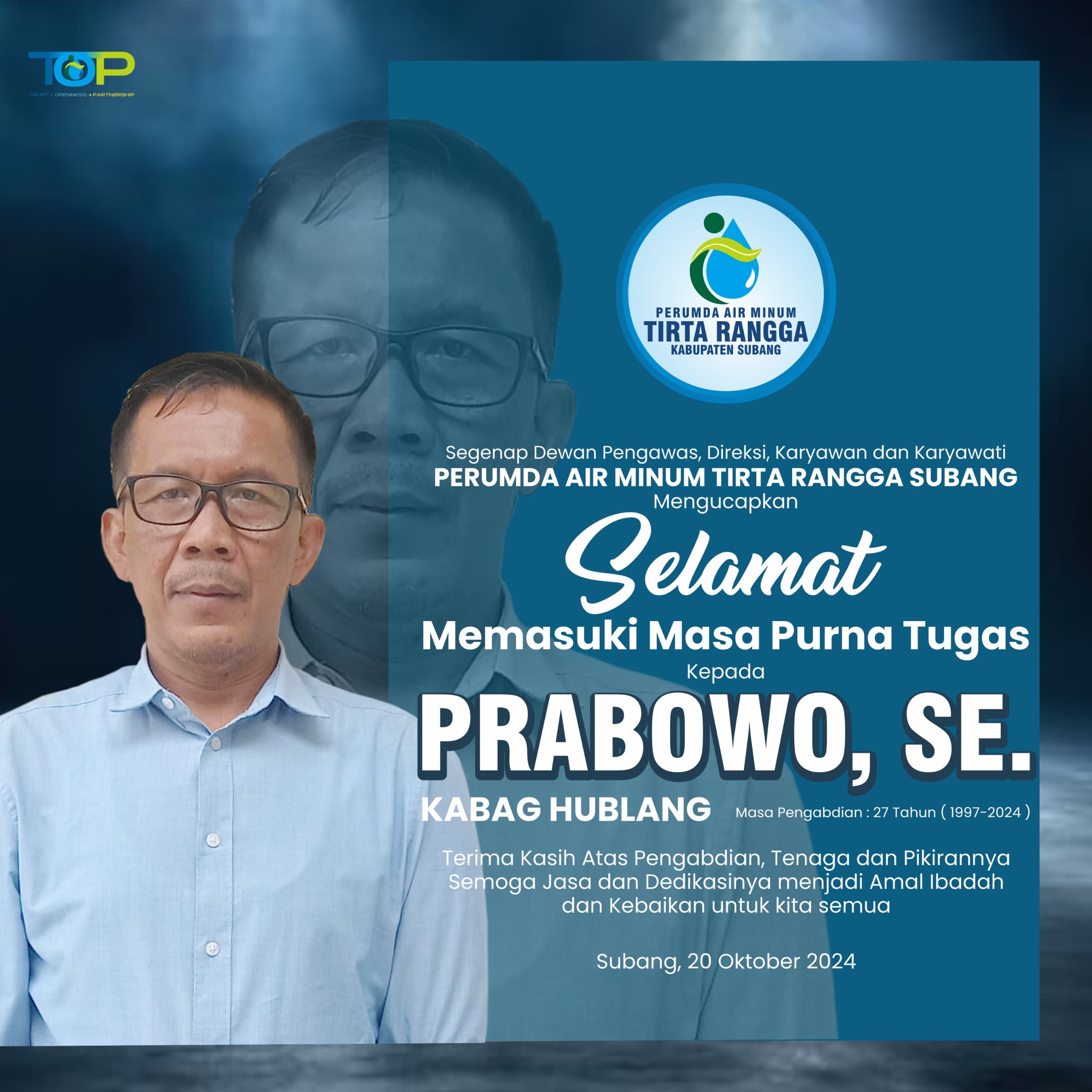 SELAMAT MEMASUKI MASA PURNA BAKTI