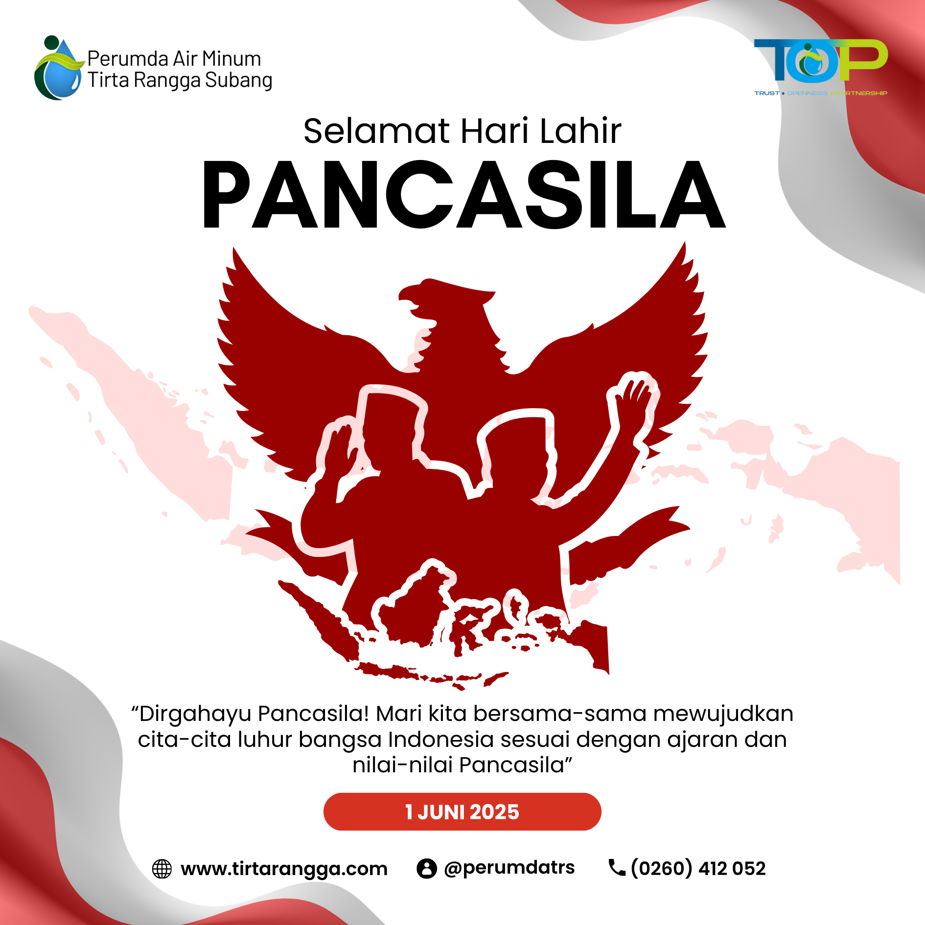 SELAMAT MEMPERINGATI HARI LAHIR PANCASILA