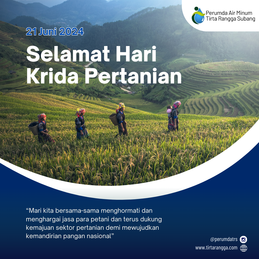 SELAMAT HARI KRIDA PERTANIAN
